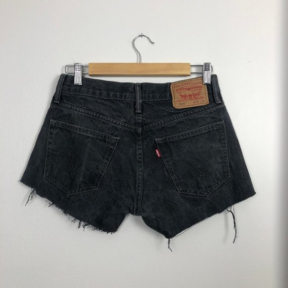 Levi's Black Jean Shorts - Picture 3 of 6
